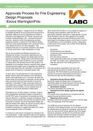 Approvals Process for Fire Engineering Design Proposals ... - LABC