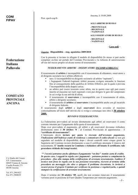 Federazione Italiana Pallavolo Le Marche del Volley