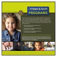 Children and Youth Programs Brochure - The American Legion of ...