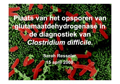 C difficile - UZ Leuven