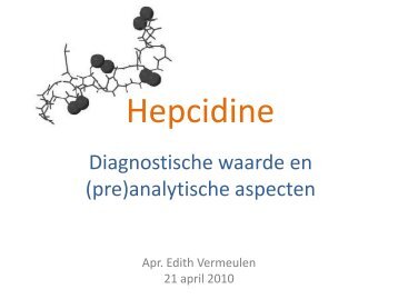 hepcidin - UZ Leuven