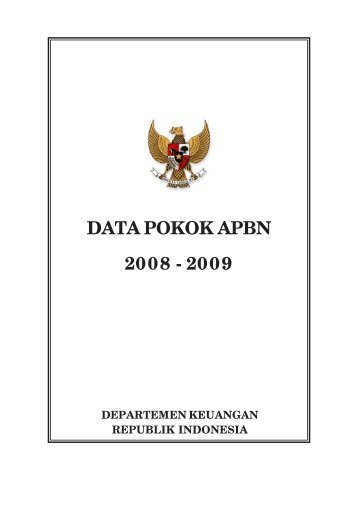 Template Bab RAPBN 2008 - Direktorat Jenderal Anggaran ...
