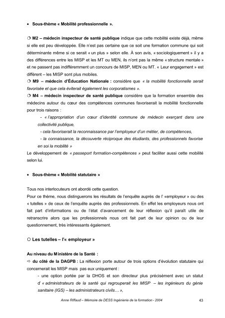 Mémoire Anne Riffaud - Banque de données en santé publique ...