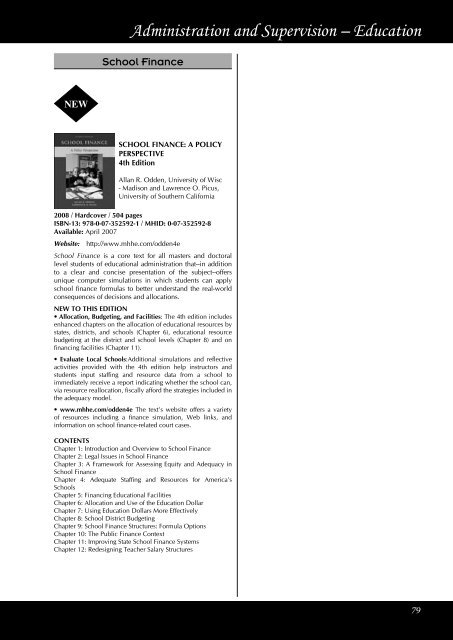 table of contents - McGraw-Hill Books