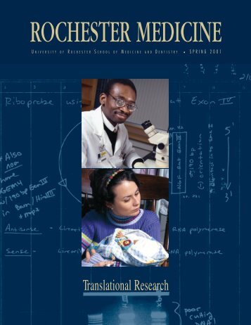 Spring/Summer 2001 - University of Rochester Medical Center