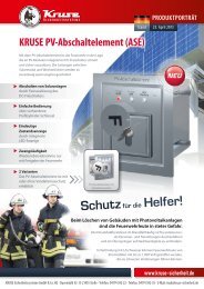 KRUSE PV-Abschaltelement (ASE) - KRUSE Sicherheitssysteme