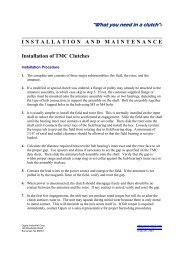 Installation and Maintenance Procedures - Ogura Industrial Corp