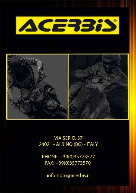 locandina e info freestyle motocross di Cepino di ... - Motowinners