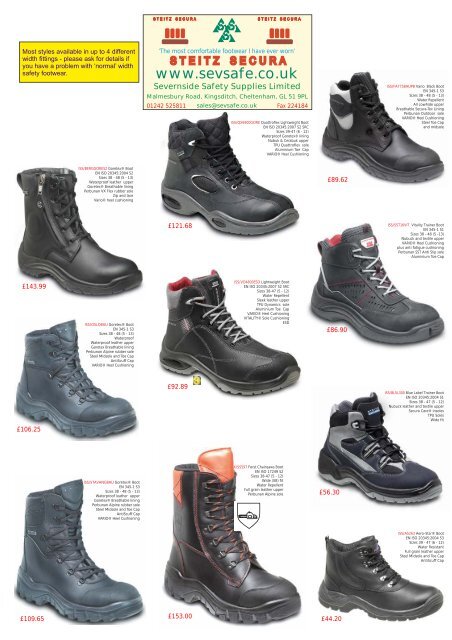 Steitz Safety Shoes - Severnside Safety Supplies Limited