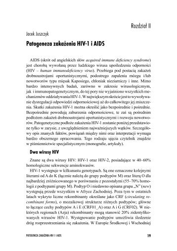 2. Patogeneza zakażenia wirusem HIV-1 i AIDS do pobrania