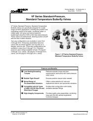Actuator Selection Charts - Viking Controls, Inc.