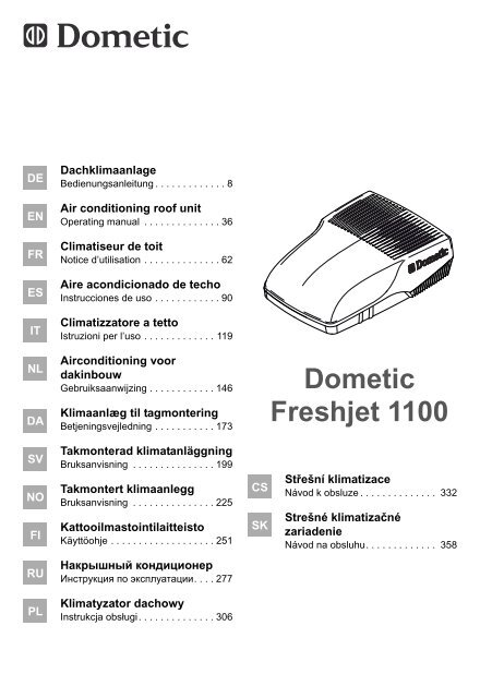 Dometic Freshjet 1100 - Waeco