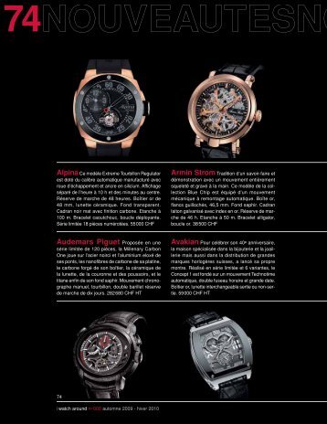 Audemars Piguet ProposÃƒÂ©e en une - Watch Around