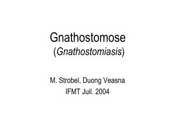 Gnathostomose (Gnathostomiasis)