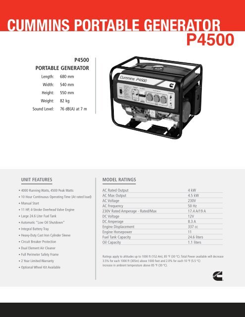 P4500 SS ME.qxp - Cummins Onan