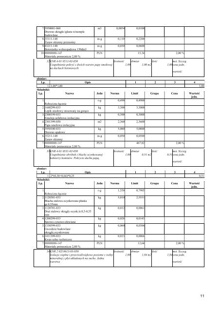 Kosztorys ofertowy - Krotoszyn