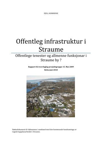Offentleg infrastruktur i Straume - Fjell kommune