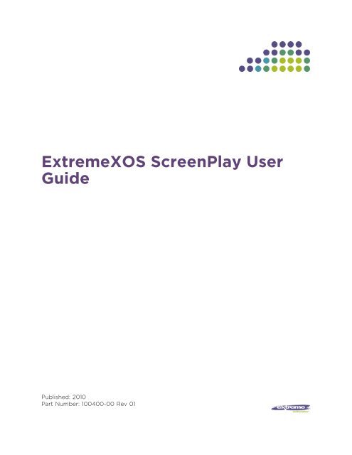 ExtremeXOS Release Notes Software Version ... - Extreme Networks