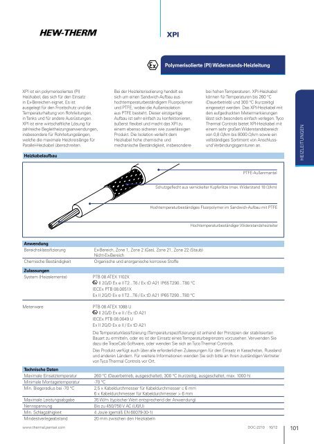 Industrielle Begleitheizungen - Pentair Thermal Management