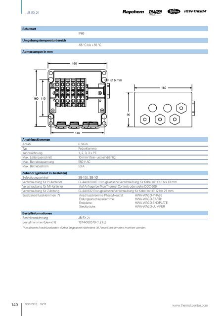 Industrielle Begleitheizungen - Pentair Thermal Management