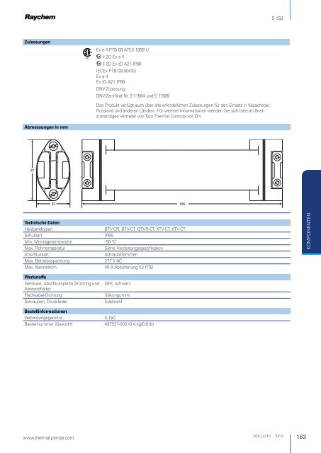 Industrielle Begleitheizungen - Pentair Thermal Management