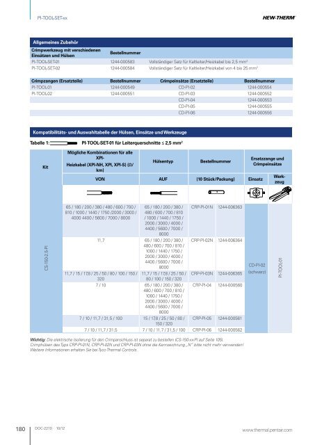 Industrielle Begleitheizungen - Pentair Thermal Management