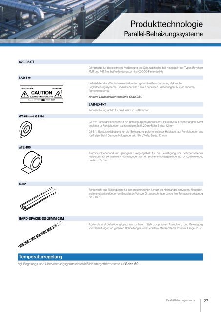 Industrielle Begleitheizungen - Pentair Thermal Management