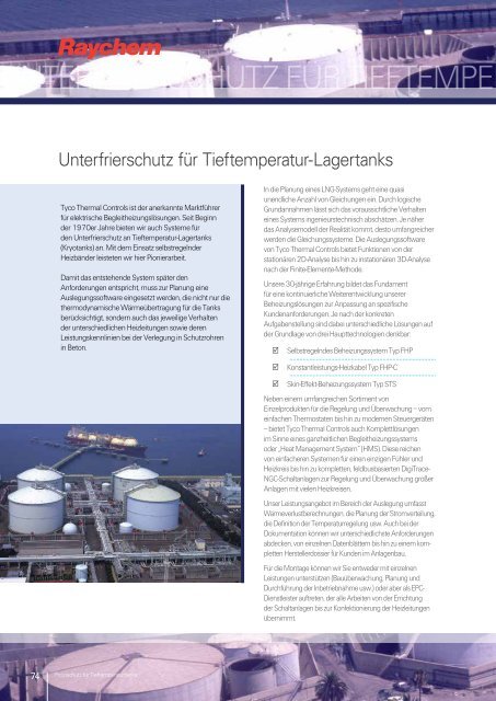 Industrielle Begleitheizungen - Pentair Thermal Management