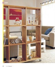 One shelf three ways Modify one basic plan to build a room divider ...