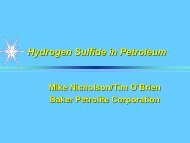 Hydrogen Sulfide in Petroleum - Coqa-inc.org