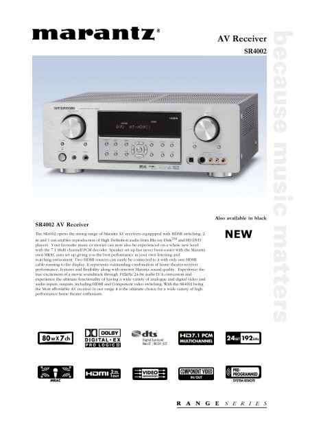 AV Receiver