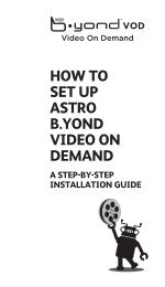 how to set up astro b.yond video on demand - Astro.com.my