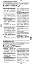 RuberkehlÂ® D5 Tropfen RuberkehlÂ® D5 gouttes - generika.cc