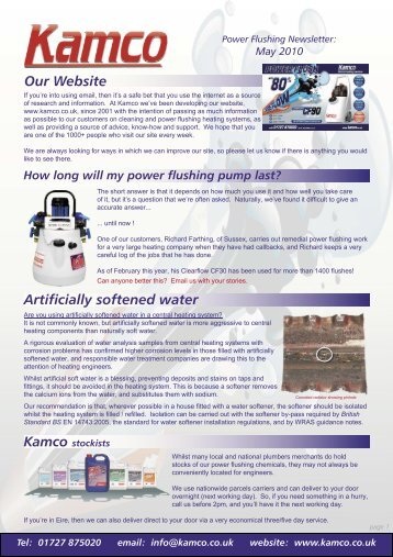 How long will my power flushing pump last - Kamco