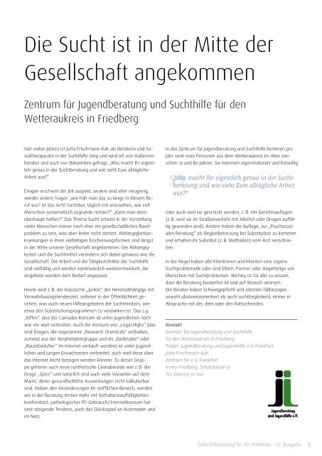 Selbsthilfezeitung - Der Wetteraukreis