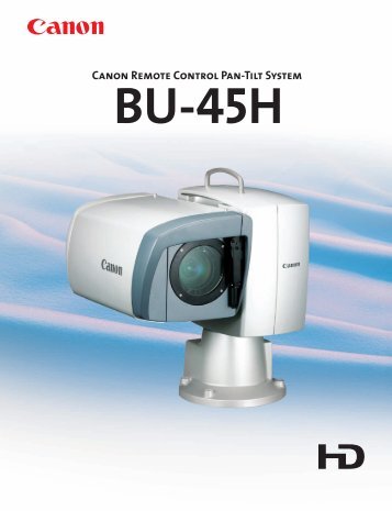Canon Remote Control Pan-Tilt System BU-45H - DS Video