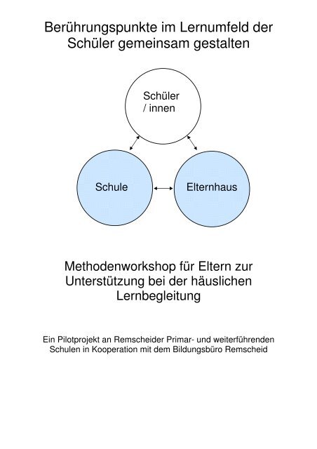 Interaktionsfelder SchÃ¼ler-Eltern-Lehrer Netz_2 - Regionale ...