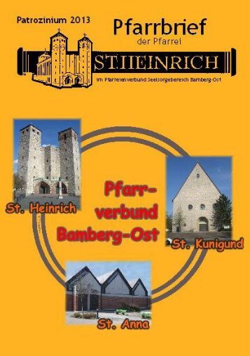 Pfarrbrief II/2013 - St. Heinrich Bamberg