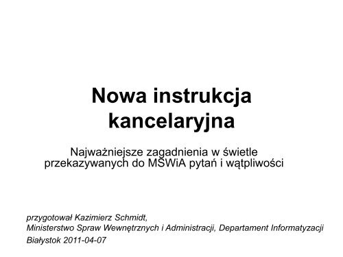 SCHMIDT K Nowa instrukcja kancelaryjna(318 KB, pdf)