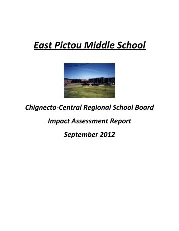 East Pictou Middle School - Chignecto-Central Regional School Board