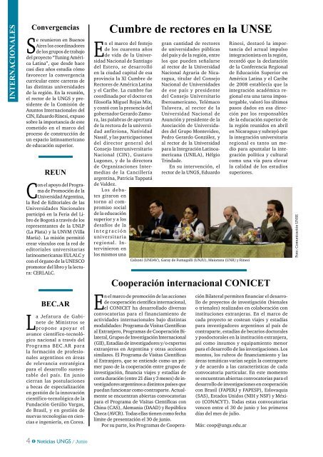 Noticias UNGS - Universidad Nacional de General Sarmiento