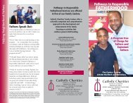 Pathways to Responsible FATHERHOOD - Catholic Charities