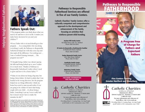 Pathways to Responsible FATHERHOOD - Catholic Charities