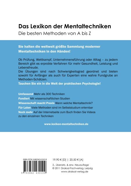 kostenlose Leseprobe .pdf - Draksal Fachverlag