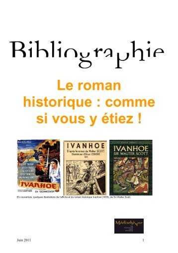 Biblio Roman Historique maj juin 2011 - MÃ©diathÃ¨ques de la ville et ...