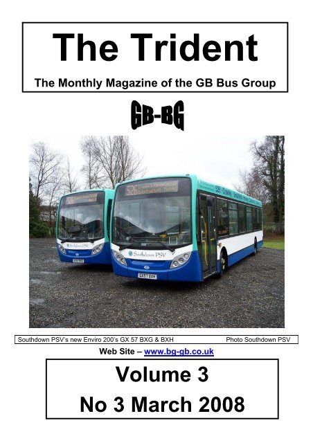 Volume 3 No 3 March 2008 - GB Bus Group