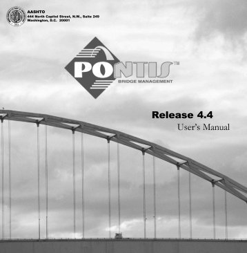 Pontis 4.4 User's Manual - Oklahoma Department of Transportation
