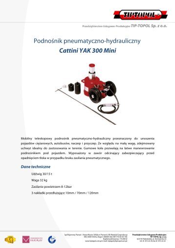 Cattini YAK 300 Mini - TIPTOPOL