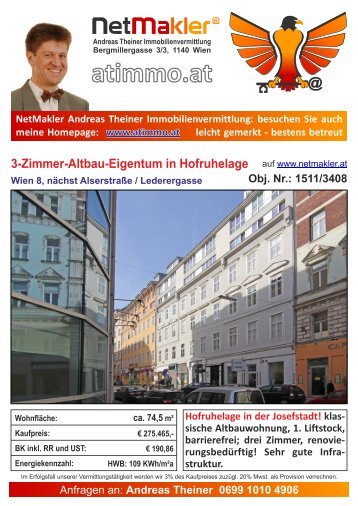 Altbauwohnung in der Josefstadt