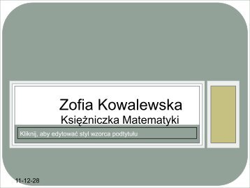 Zofia Kowalewska
